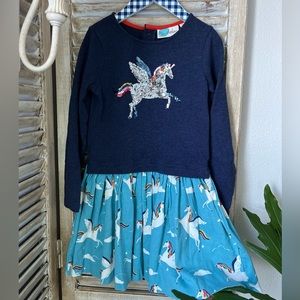 Mini Boden Sequined Unicorn Dress